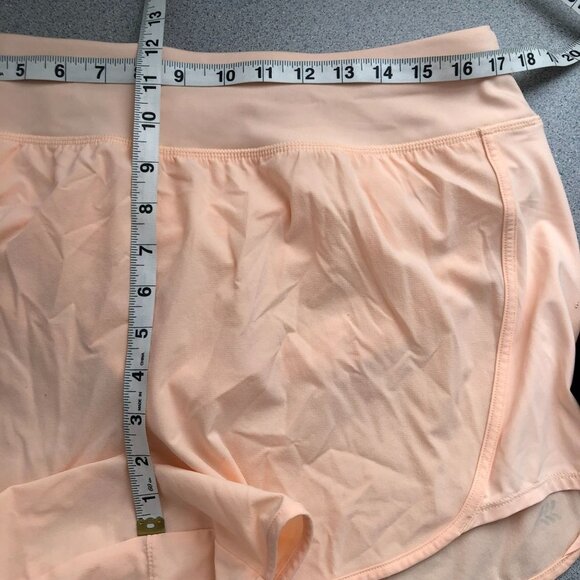 All In Motion Athletic Shorts Women Size XL Peach Running Vegan - Picture 7 of 9